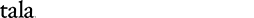 Tala Valaisimet
